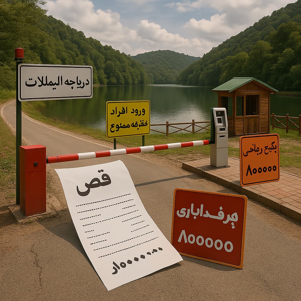 قبض‌کشی از طبیعت به نام گردشگر