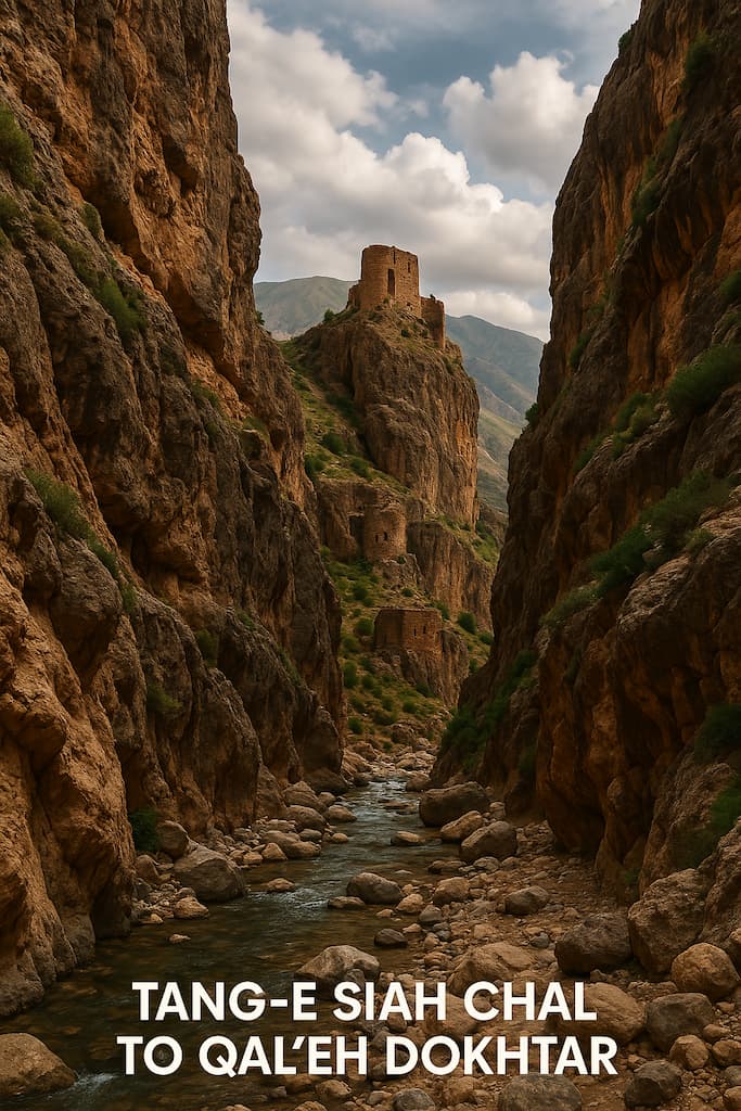 تنگه سیاه چال به قلعه دختر هراز
