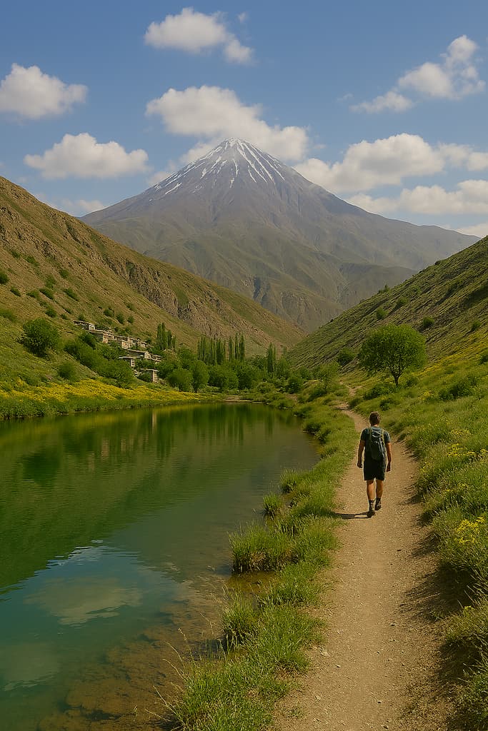 روستای نوا به دشت آزو