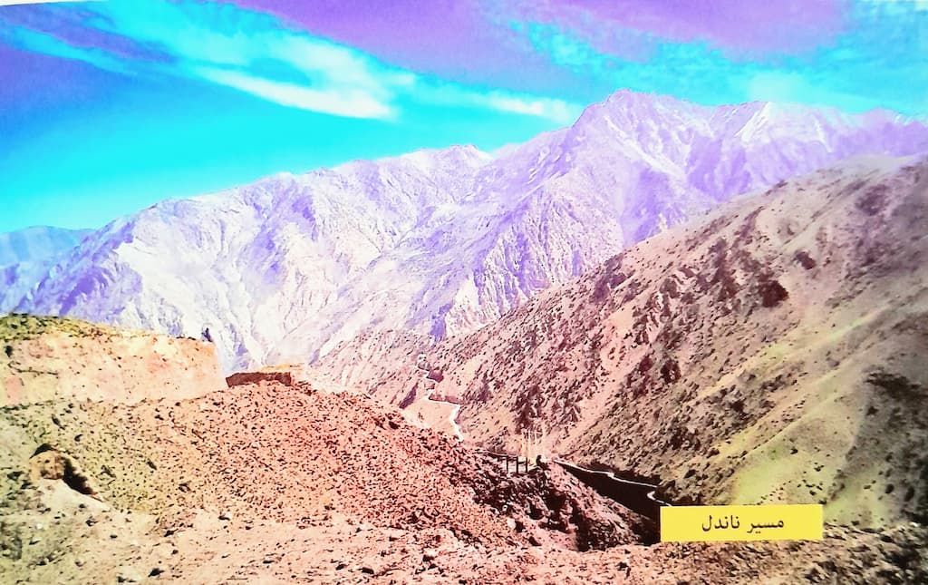 مسیر روستای ناندل