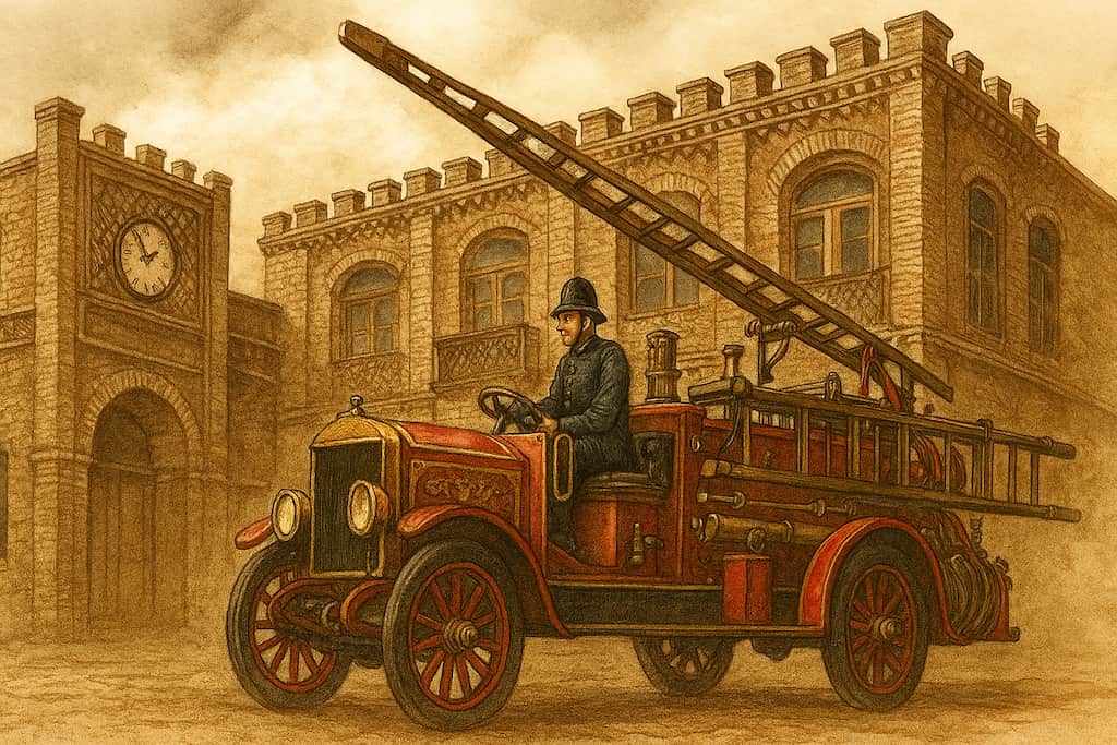 نخستین ایستگاه آتش‌نشانی تهران نخستین ایستگاه آتش‌نشانی تهران در دوران قاجار با تجهیزات سنتی و معماری آجری نخستین ایستگاه آتش‌ نشانی تهران