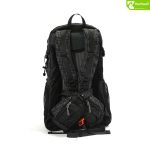 نمای کامل پشت کوله‌پشتی هامتو مدل HB202202_1 با بندهای ارگونومیک، کمربند زیپ‌دار و جیب‌های جانبی