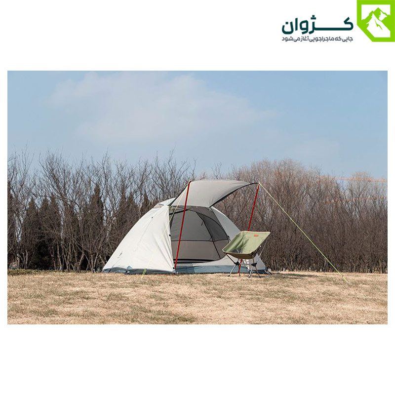 نمای دور از چادر سه‌نفره تو مونت مدل TM-ZP30 در طبیعت