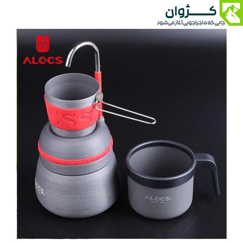 موکاپات آلوکس CW-EM01 به صورت کامل سرهم‌شده با زمینه مشکی و لوگوی برند در گوشه تصویر