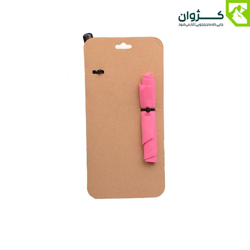 پشت بسته‌بندی آفتابک هپی کمپ با نمایش کاور حمل بسته‌شده