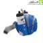 کیف کمری BLACK DEER مدل 1004 رنگ آبی از نمای بغل با نمایش جیب حمل قمقمه
