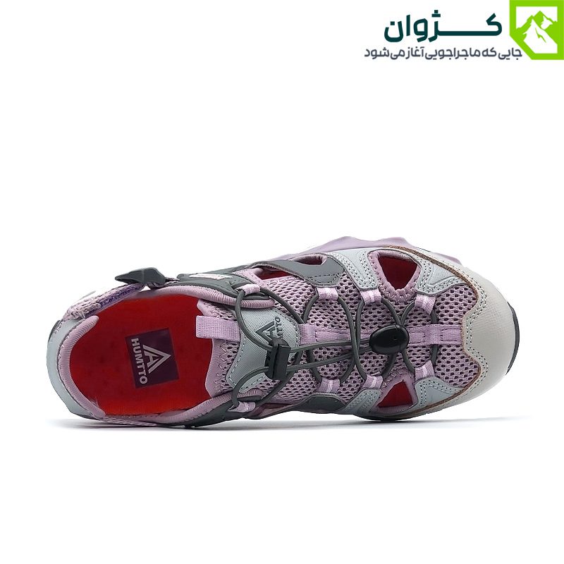 صندل HUMTTO مدل 630261B-6 خوابیده به پهلو، نمای جلویی روی زمینه سفید