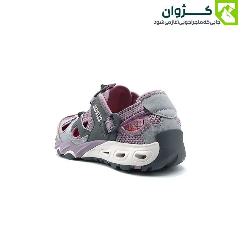 نمای مورب از پشت صندل HUMTTO مدل 630261B-6 با بند سگک‌دار و چسبی