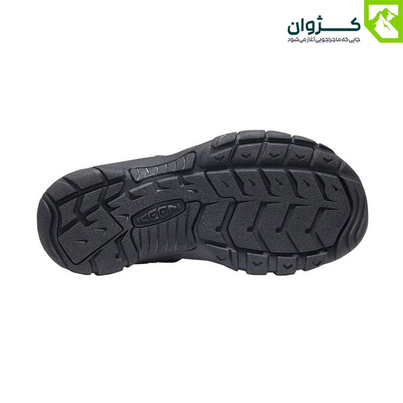 کفی EVA ضد لغزش و ضد سایش صندل KEEN Newport H2 با طراحی قوس‌دار برای راحتی بیشتر