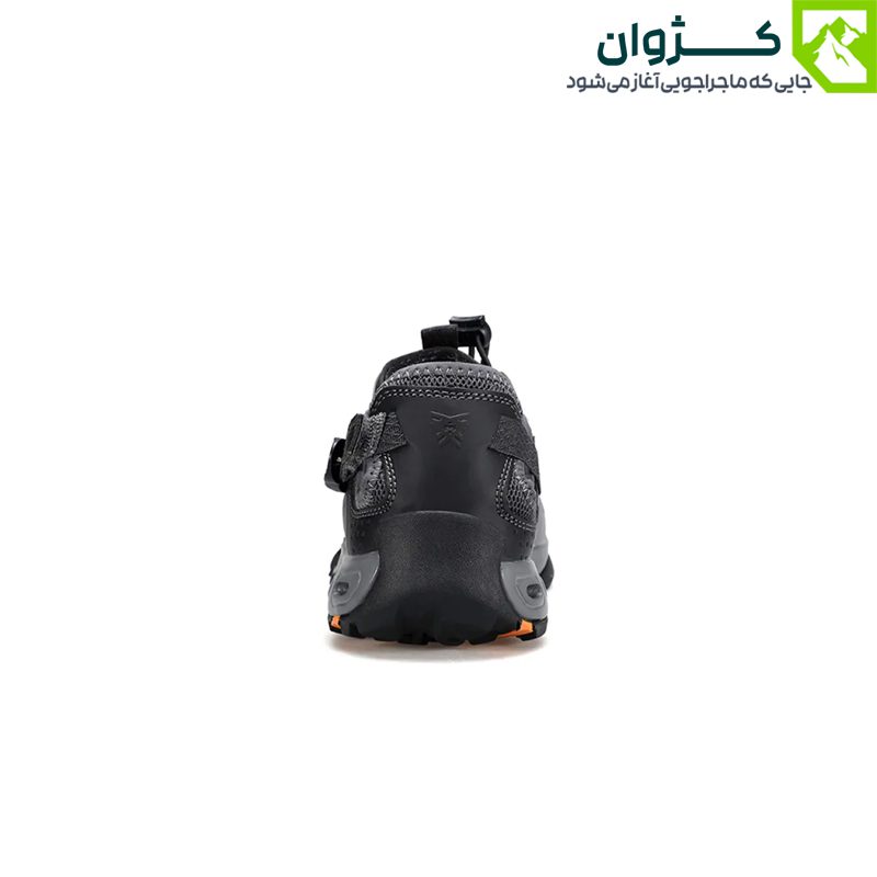 نمای پشت کفش HUMTTO مدل 630551A-9 با بند کشی و چسبی، روی زمینه سفید