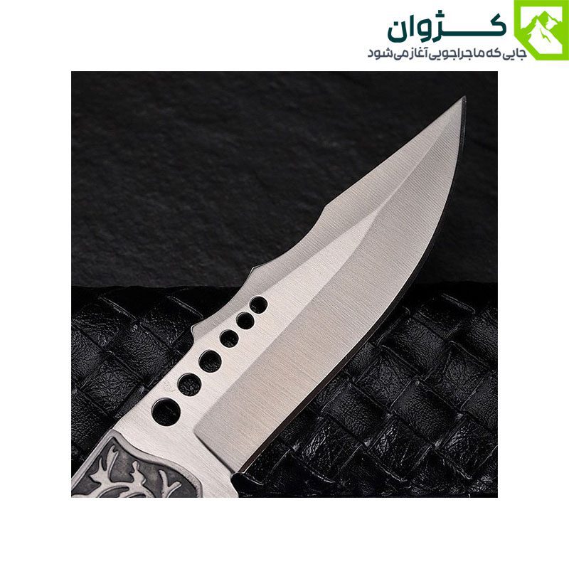 تصویر تیغه چاقو از نمای نزدیک