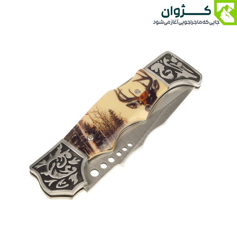 چاقوی FB0069 در حالت جمع شده، با فرم فشرده و زمینه سفید