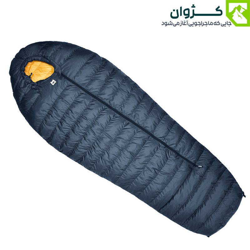 کیسه خواب SAFARI رنگ سرمه‌ای از نمای بالا