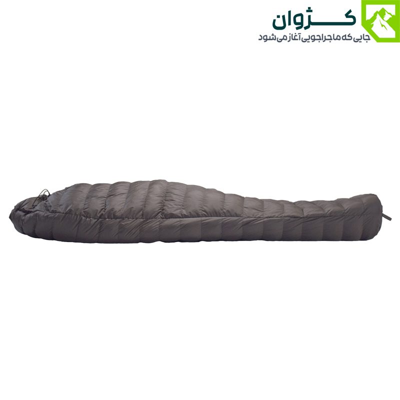 کیسه خواب SAFARI در حالت باز شده با نمای بغل