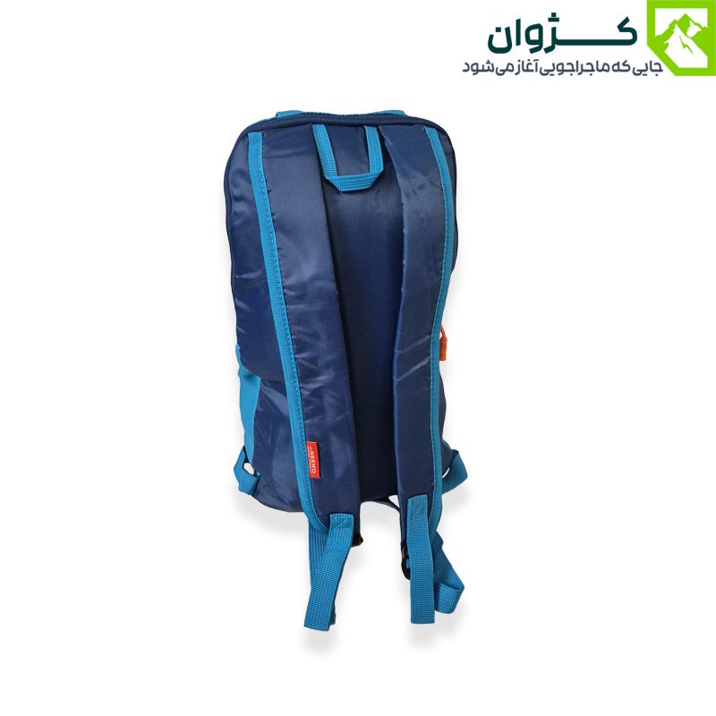 نمای پشت کوله حمله آبی نیکو مدل INTEGRAL، زمینه سفید