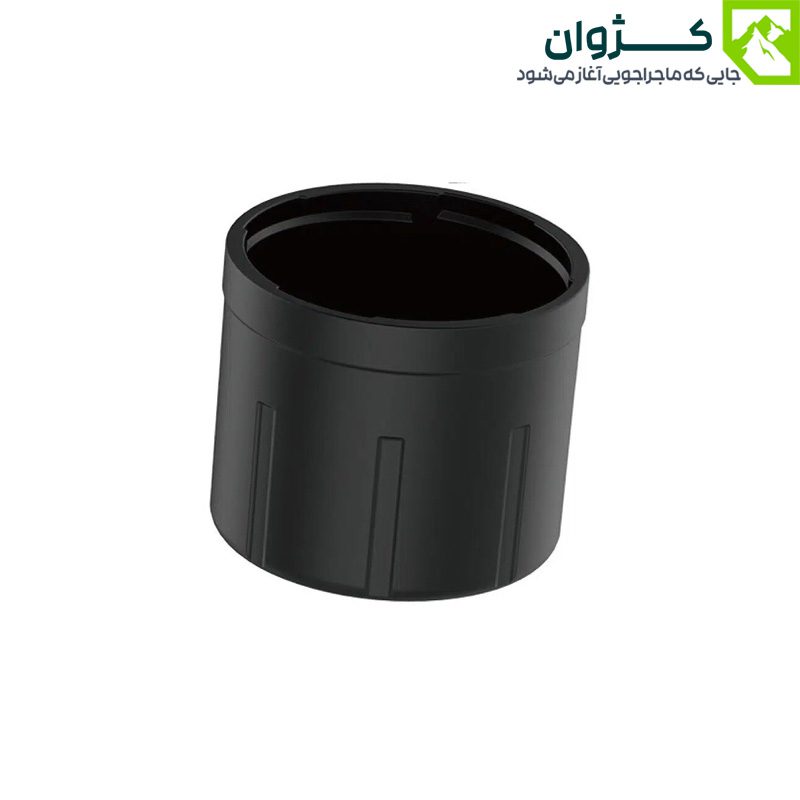 لیوان فلاسک سانتکو مدل KAFE در کنار بدنه فلاسک، زمینه سفید