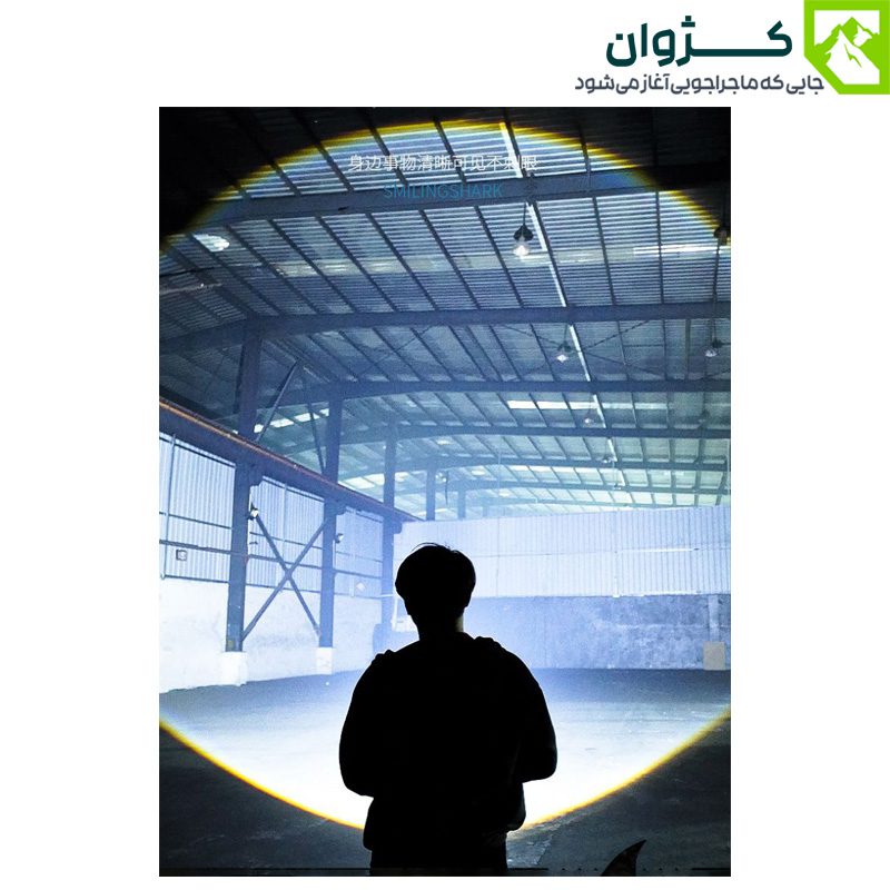 نور گسترده چراغ قوه SD-8101 در محیط داخلی
