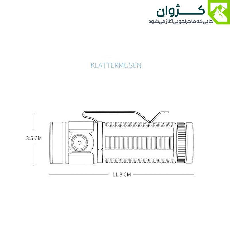 تصویر شماتیک چراغ قوه SMILING SHARK کد W5184-1