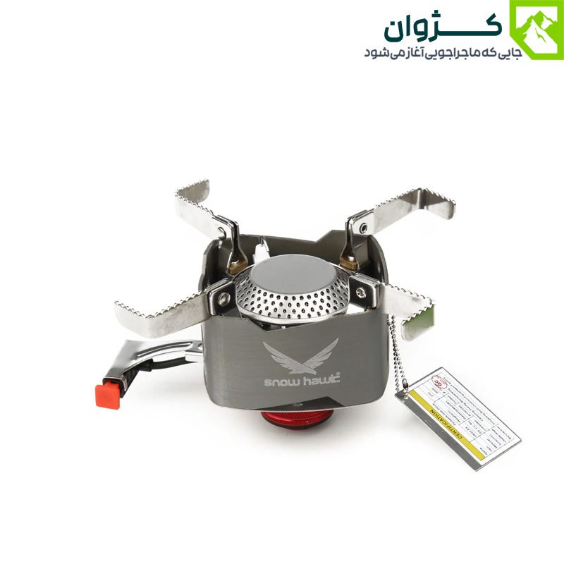 نمای بالا از سرشعله SN20-E4 در حالت باز با زمینه سفید