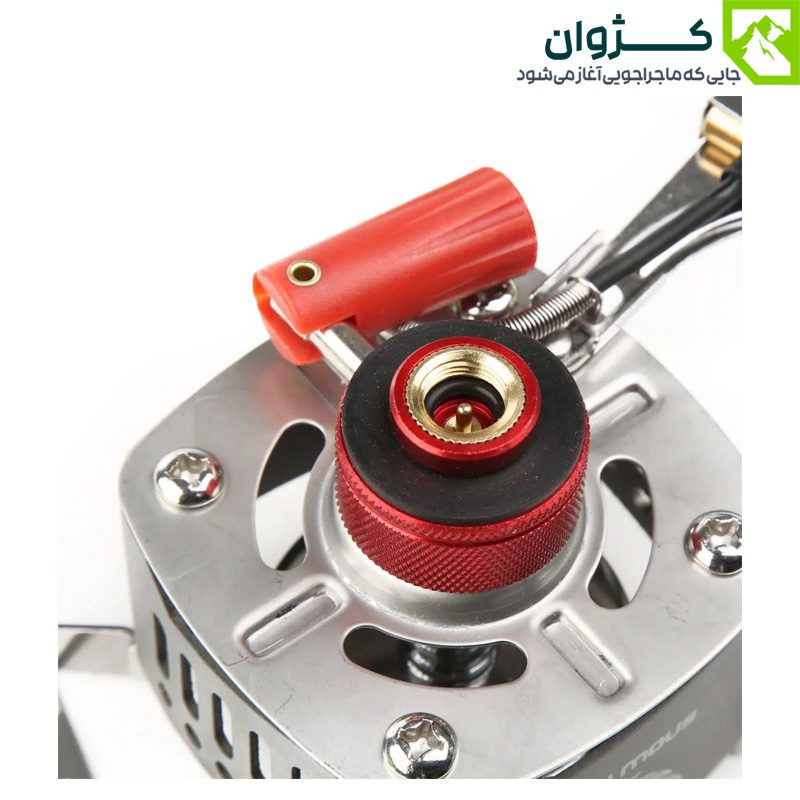 نمای زیر سرشعله SN20-E4 با پیچ اتصال و ورقه فلزی