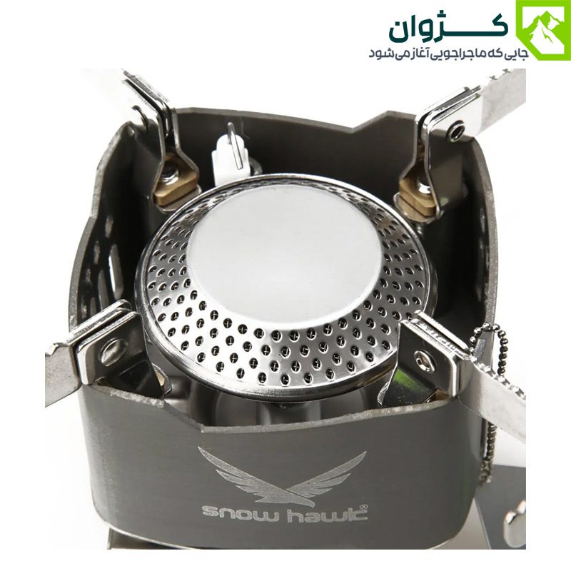 نمای بسته از روی سرشعله SN20-E4 با زمینه سفید