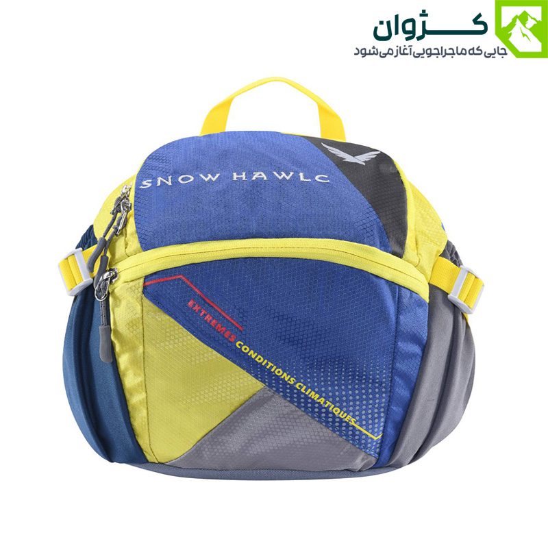 کیف کمری اسنوهاک SN-B3115 رنگ آبی، نمای روبرو با پس‌زمینه سفید، مناسب فروشگاه اینترنتی