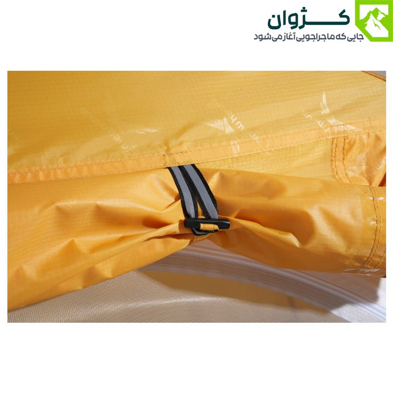 نمای بسته از قسمت جمع‌کننده چادر Discovery Plus