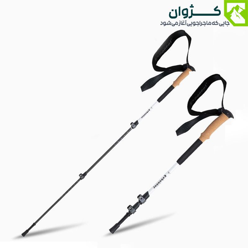 باتوم حرفه‌ای EXPONENT ABD-3-8512 با قفل کلیپسی و پیچ تنظیم سفتی، طراحی شده برای پایداری بیشتر در طبیعت
