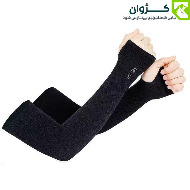 تصویر محصول ساق دست فینگردار Let's Slim مناسب استفاده روزمره و تمرینات ورزشی