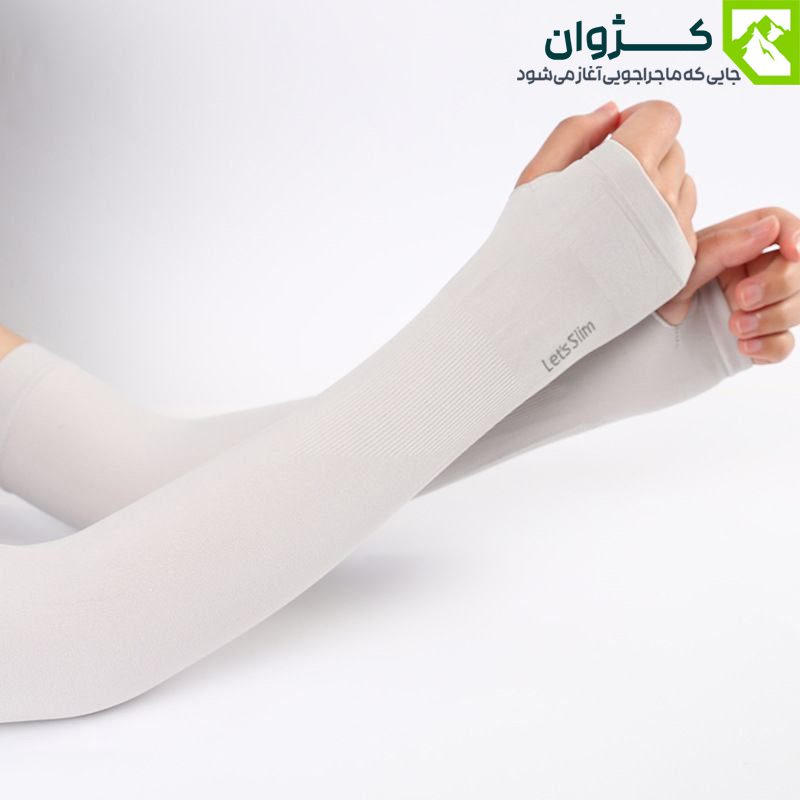 تصویر محصول ساق دست فینگردار Let's Slim مناسب استفاده روزمره و تمرینات ورزشی