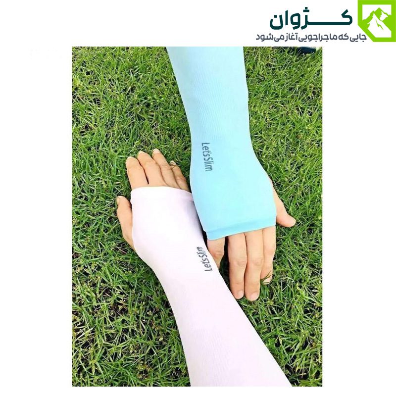 عکس ساق دست فینگردار مدل Let's Slim با محافظت در برابر آفتاب و UV