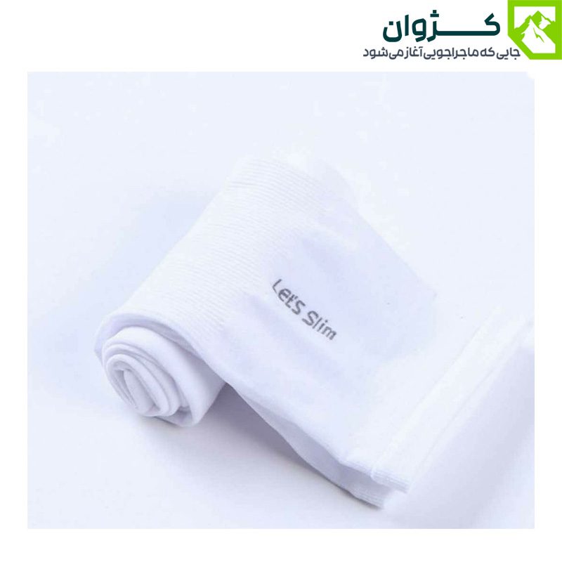 عکس ساق دست فینگردار مدل Let's Slim با محافظت در برابر آفتاب و UV