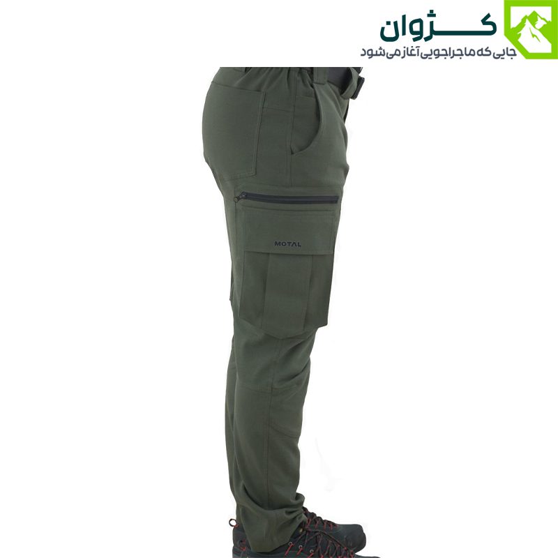 شلوار موتال مدل P6 سبز مناسب کمپینگ، آفرود و استفاده روزمره