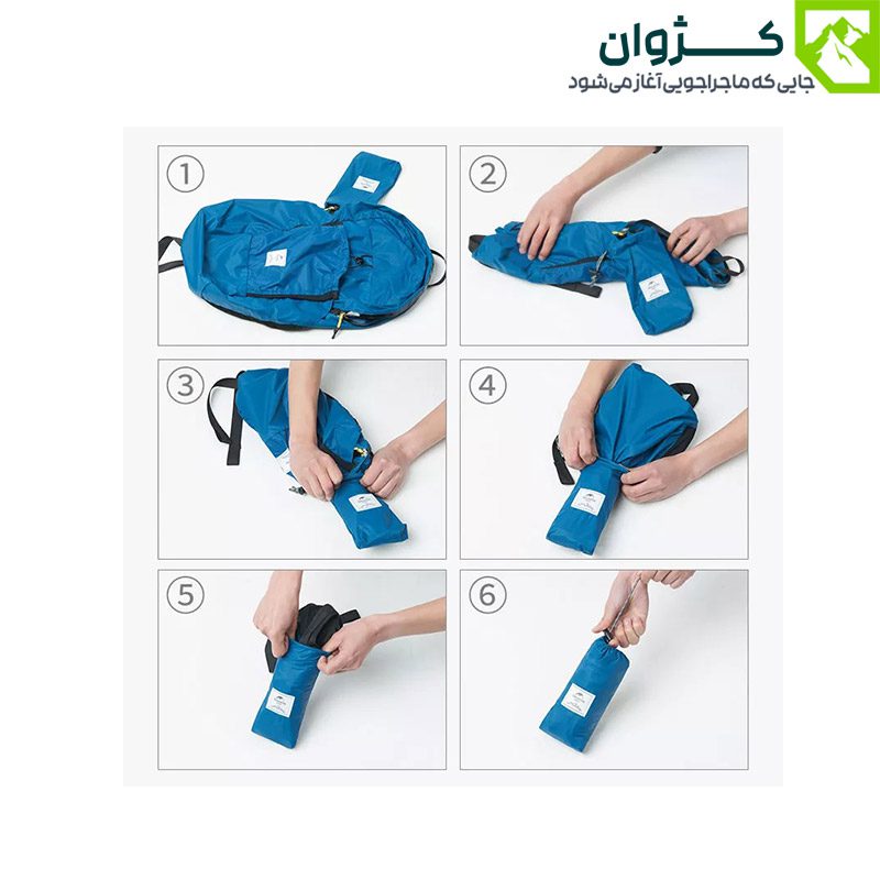 کوله کوهنوردی نیچرهایک مدل NH17A017-B رنگ طوسی، همراهی مطمئن برای طبیعت‌گردی با بندهای قابل تنظیم و ظرفیت مناسب