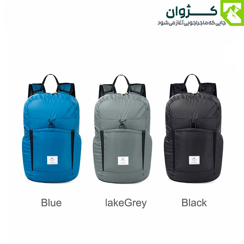کوله سبک و مقاوم نیچرهایک NH17A017-B با بندهای قابل تنظیم و پشتی توری تنفسی، طراحی شده برای راحتی در حرکت