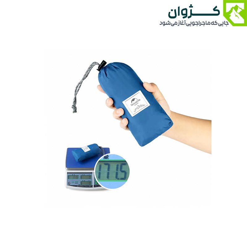 کوله حمله ۲۲ لیتری نیچرهایک مدل NH17A017-B رنگ آبی، مناسب کوهنوردی یک‌روزه، طبیعت‌گردی سبک و استفاده روزمره