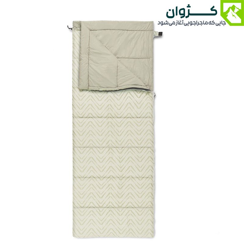 کیسه خواب نیچرهایک DP200 با الیاف طبیعی و طراحی تنفس‌پذیر، مناسب برای استراحت شبانه در سفرهای فضای باز
