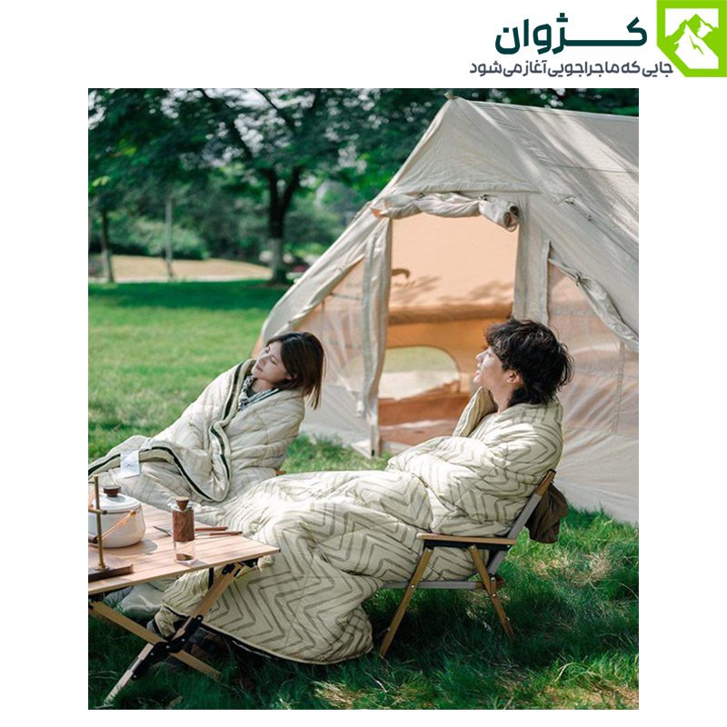 کیسه خواب کمپینگ نیچرهایک مدل DP200 کد CNK2300SD012، همراهی مطمئن برای خواب آسوده در سفرهای ماجراجویانه
