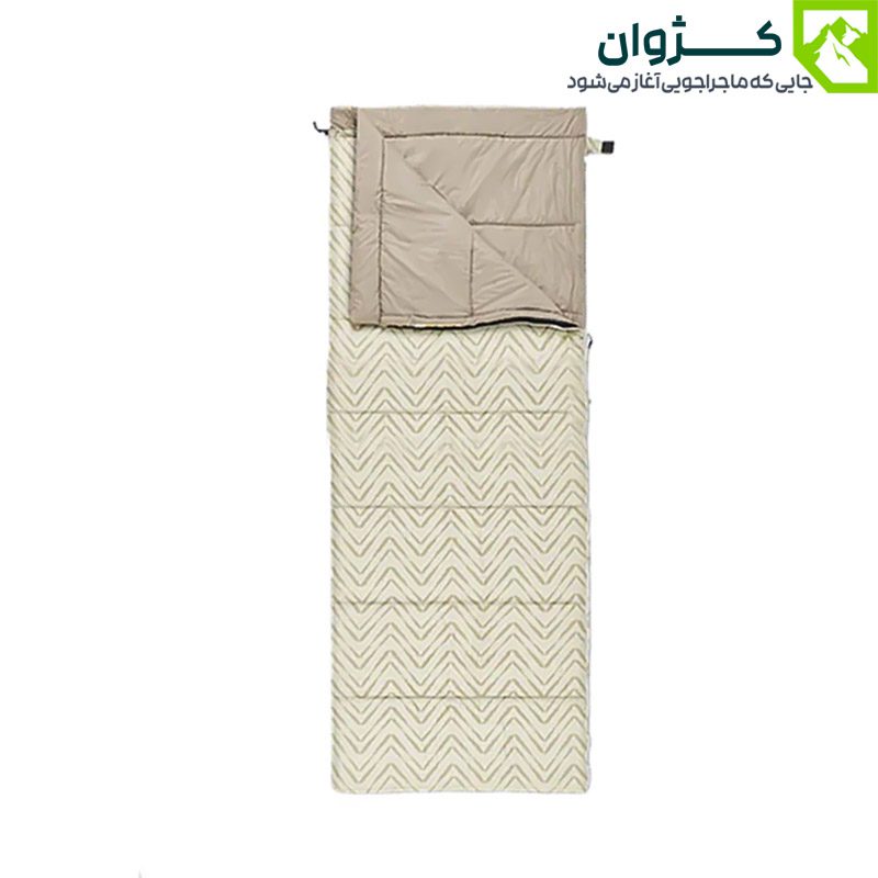 کیسه خواب طبیعت‌گردی نیچرهایک DP200 با طراحی ارگونومیک و الیاف طبیعی، مناسب سفرهای ماجراجویانه و کمپینگ شبانه