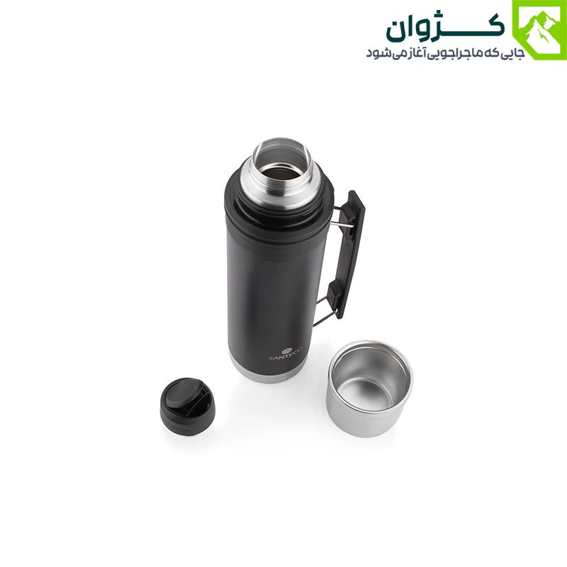 نمای داخلی لیوان درب‌دار فلاسک اسپن با ظرفیت ۱۲۰ml