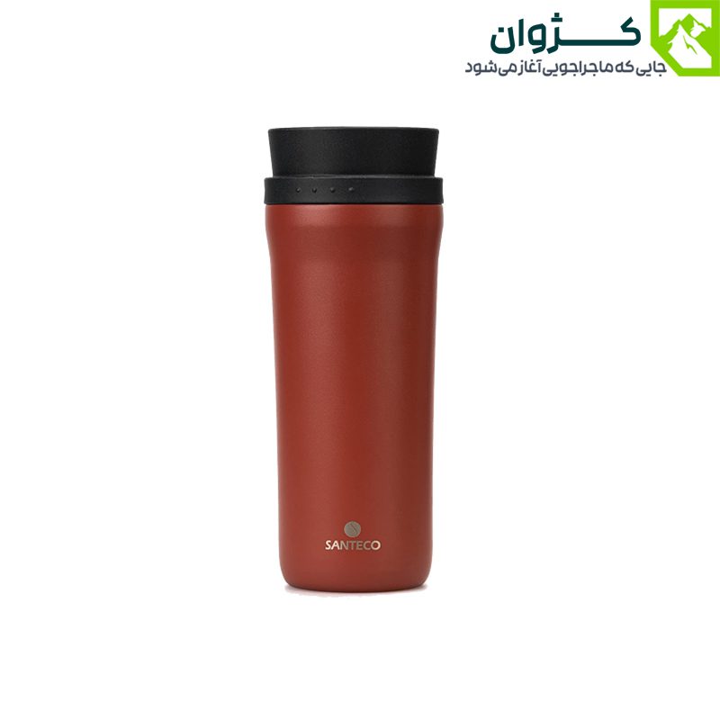 ماگ ODDA سانتکو – رنگ زرشکی، با عایق خلاء برای حفظ دمای نوشیدنی