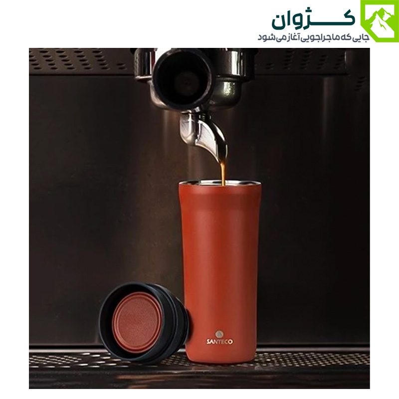 ماگ ODDA سانتکو – رنگ زرشکی، مناسب برای استفاده در محل کار و دانشگاه