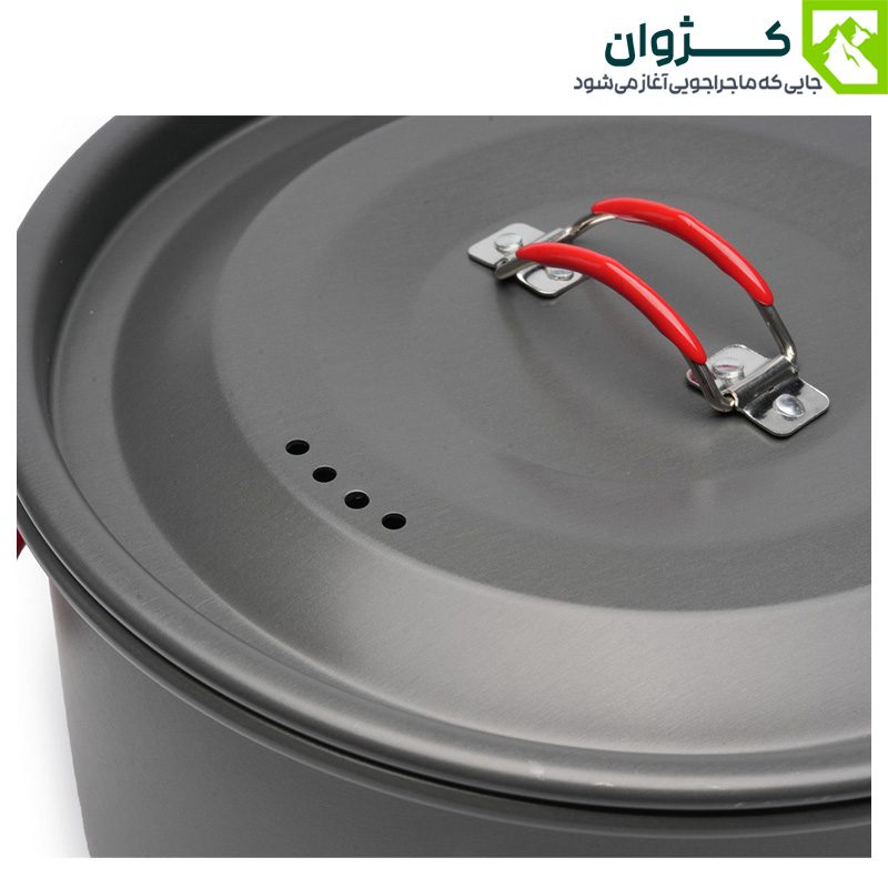 قابلمه تکی اسنوهاک SN-T112 با نمای نزدیک از جزئیات بدنه و دسته، نشان‌دهنده کیفیت ساخت بالا