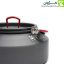 کتری آلومینیومی اسنوهاک SN-T112 با طراحی سبک و دسته تاشو، مناسب برای کمپینگ و طبیعت‌گردی