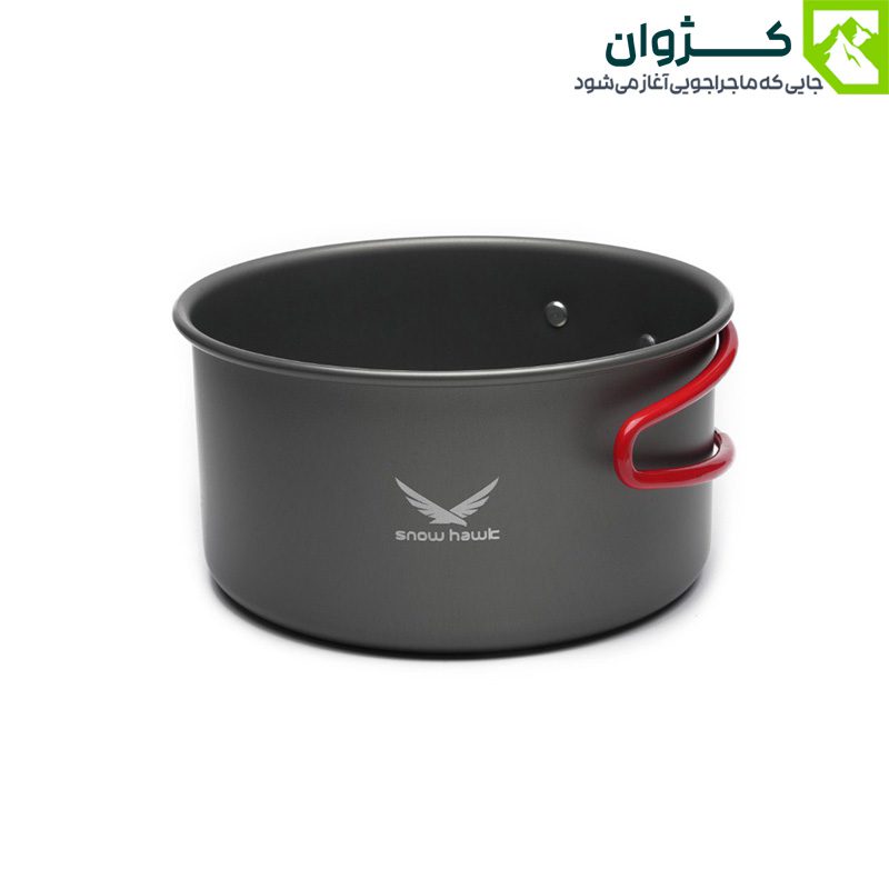 قابلمه کمپینگ اسنوهاک SN-T112 با درب و دسته مقاوم، مناسب برای پخت غذا در فضای باز