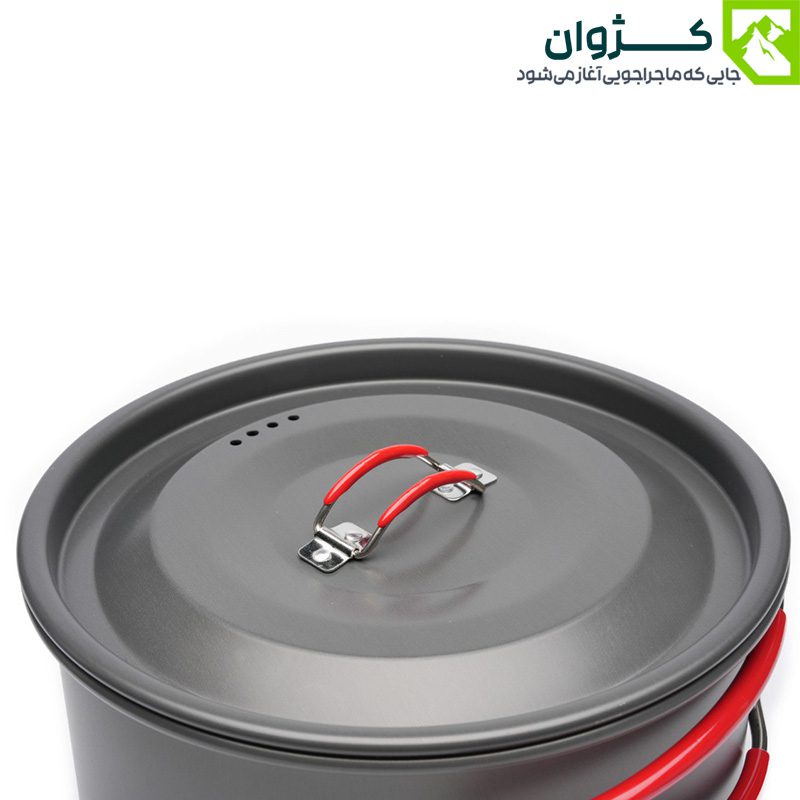 قابلمه کمپینگ اسنوهاک SN-T112 با درب و دسته مقاوم، مناسب برای پخت غذا در فضای باز