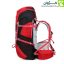 کوله‌پشتی SN-B3128 اسنوهاک قرمز – نمای بغل، دارای فریم آلومینیومی سبک و جیب‌های متعدد