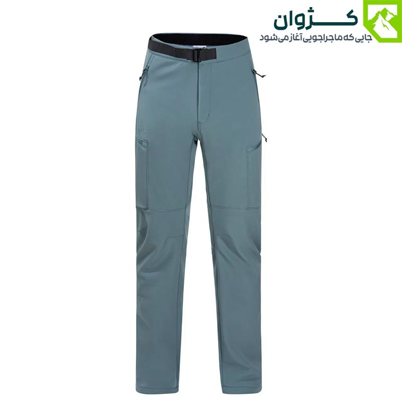 شلوار وینداستاپر اسنوهاک کد 1005 – انتخابی حرفه‌ای برای کوهنوردان با کمربند قابل تنظیم و دوام بالا در شرایط سخت