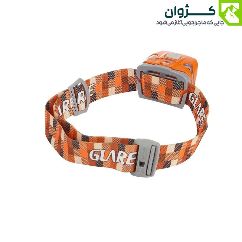 عکس چراغ پیشانی حرفه‌ای Glaree مدل L50-PRO مناسب طبیعت‌گردی و دوچرخه‌سواری