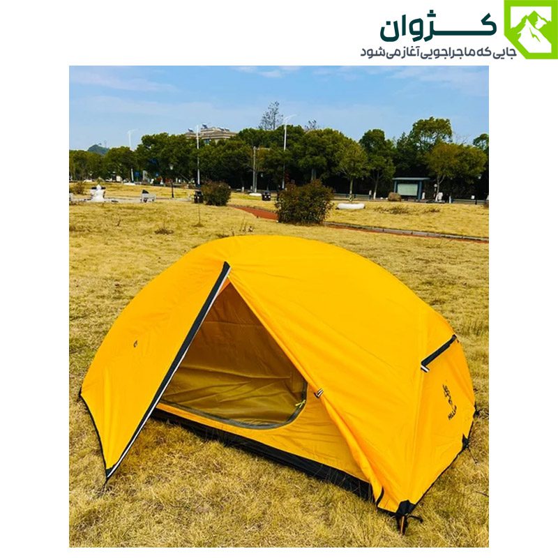 تصویر چادر دو نفره هیلمن مدل آیرو مناسب کمپینگ و طبیعت‌گردی